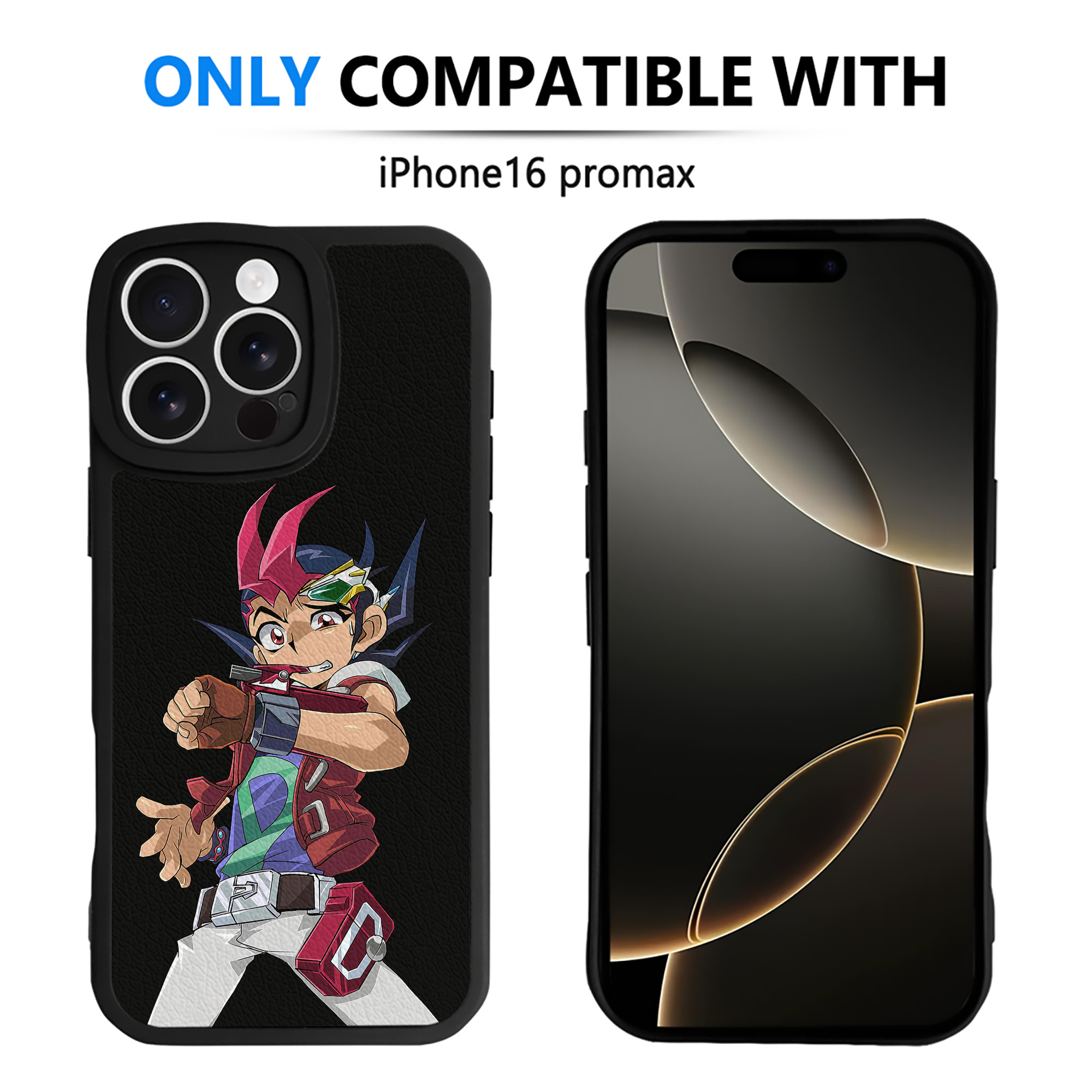 遊☆戯☆王 Yu-Gi-Oh! 【iPhone 16シリーズ対応】シリコンスマホケース（レザー調） 材質：シリコン